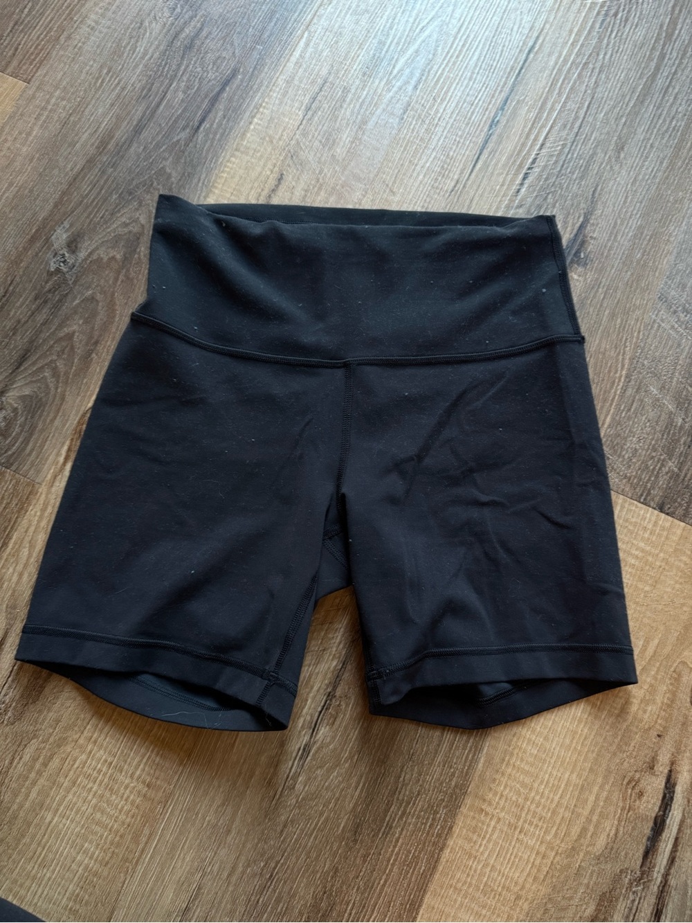 Lululemon Black High-Waist Biker Shorts 8